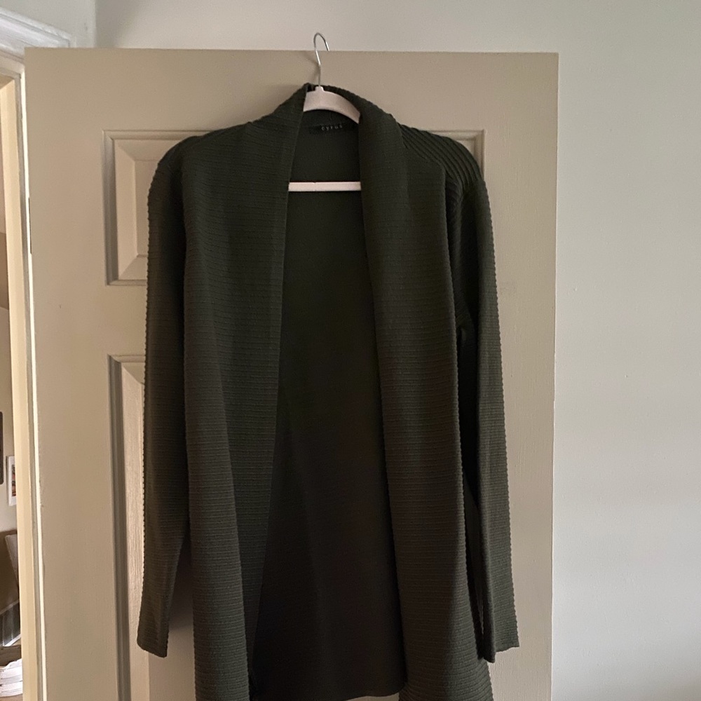 Cyrus Olive Green Cardigan
